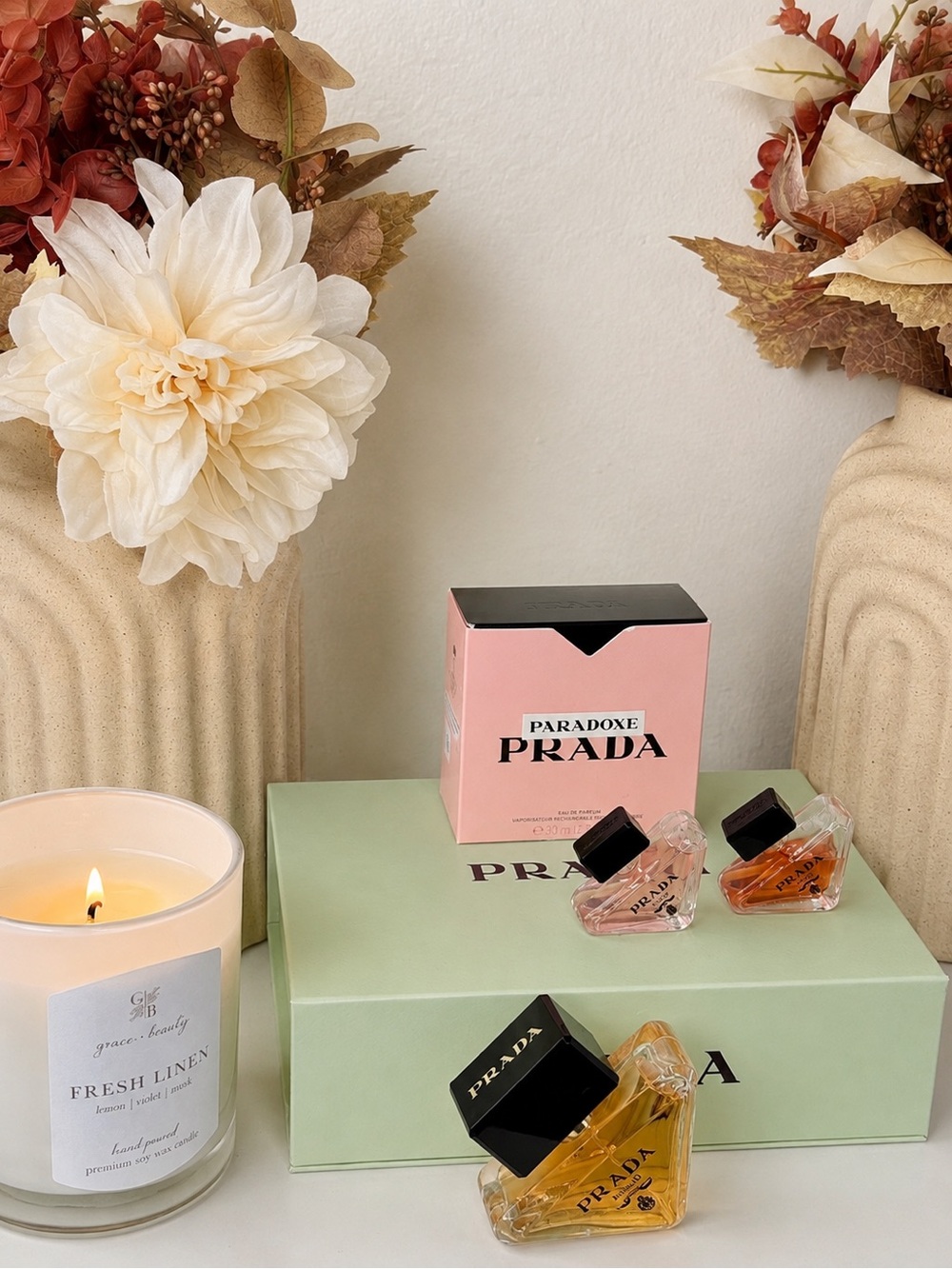 Prada Paradoxe Perfume Gift Set | 2 Mini Perfumes + 1 Travel Spray | - Picture 5 of 7
